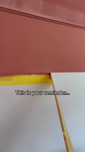 Decorating Hack: Removing Masking Tape While Paint is Slightly Wet