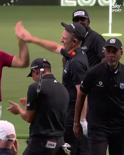 Justin Rose sinks the first ALBATROSS in TGL history 😳 #SkySportNZ #TGL