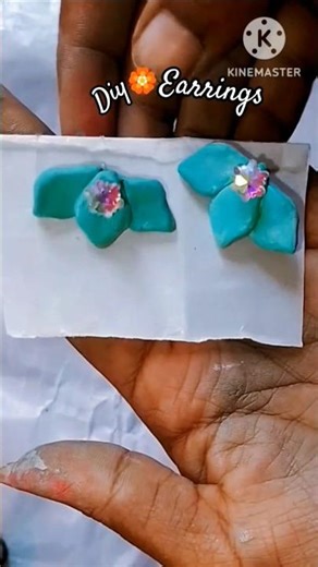 earrings🌸#clayart#earrings🌹flower#shortvideo#earringmaking#diy #shorts #craftyhome