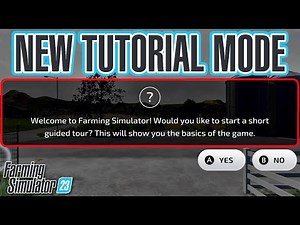 FS23 New Tutorial Mode | Farming Simulator 23