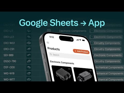 Google Sheets to App in Minutes | Glide Tutorial