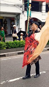 Aksi Color Guard di jalan Malioboro Yogyakarta!!