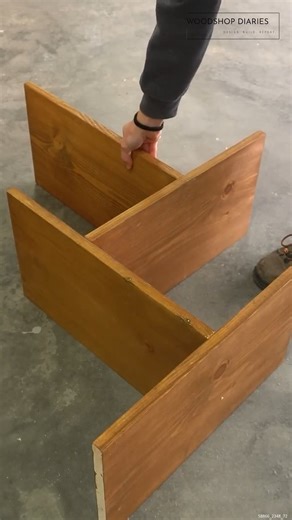 Designing a Modern Geometric Bookshelf #bookshelfbuild #geometricfurniture #moderndesign #bookshelfie | Woodshop Diaries