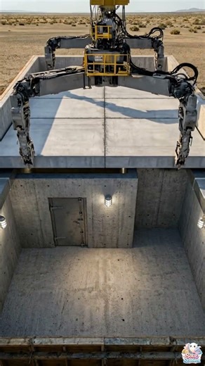 👉 There’s a Hidden Bunker Under This Ground… 🤖 #shorts