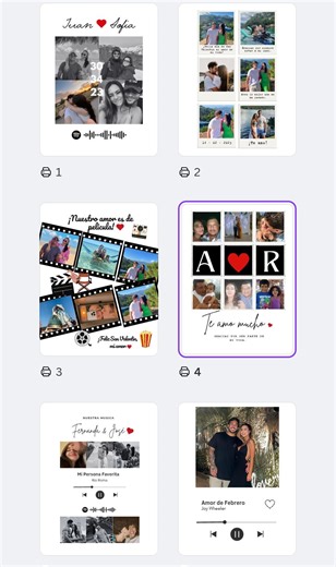 Valentine's Day Picture Templates: 100 Editable Files in Canva / Valentine's Day Picture Templates / Includes / Editable Picture Templates - Etsy