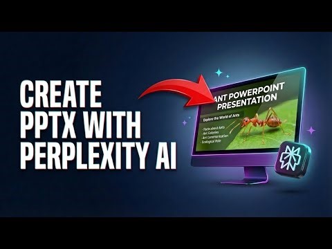 How to Create PowerPoint Presentation Slides with Perplexity AI PPTX