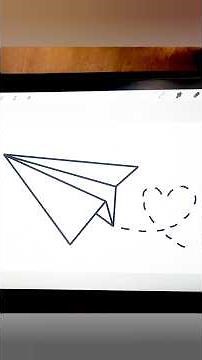 Comment Dessiner un Avion en Papier Facile ✈️