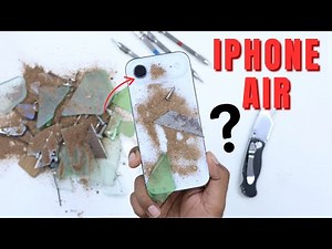 iPhone air durability test | Bend Test - Is the THINNEST iPhone Also TOUGHEST ?