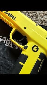 Unboxing of the new Sabre pepperball launcher #lesslethal ,#byrna #sabre