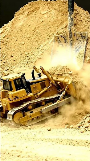 Satisfying RC Bulldozer Action: Moving Mountains of Sand! 🚧
