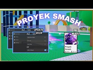 [OP🔥] NEW SCRIPT PROJECT SMASH | AUTO FARM PLAYER | & KILL AURA ANTI FLING | PASTEBIN