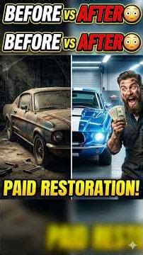 He Got Paid $200 to Restore This Abandoned Mustang…What Happened Next Is Unreal😱(FullTransformation)
