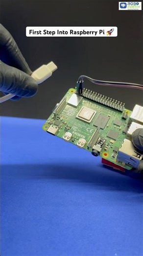 First Step Into Raspberry Pi 🚀 LED Blink Tutorial #roboarmy #raspberrypi