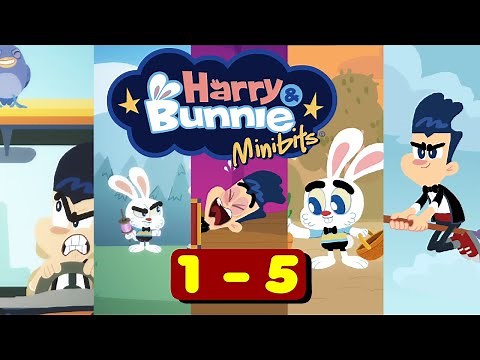 Harry and Bunnie Minibits #shorts Compilation (1-5)