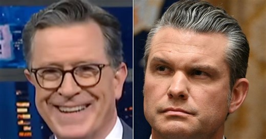 Stephen Colbert Takes A Whack At Pete Hegseth Over His History With Troops