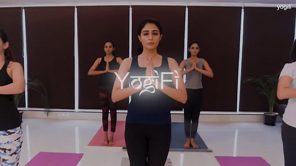 World's first interactive yoga mat assistant
