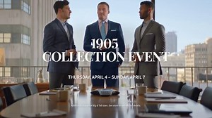 JoS. A. Bank 1905 Collection Event TV Spot, '1905 Suits and Dress Shirts'