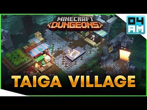 TAIGA CAMP MOD SHOWCASE - Change Your Village Into Taiga Biome in Minecraft Dungeons