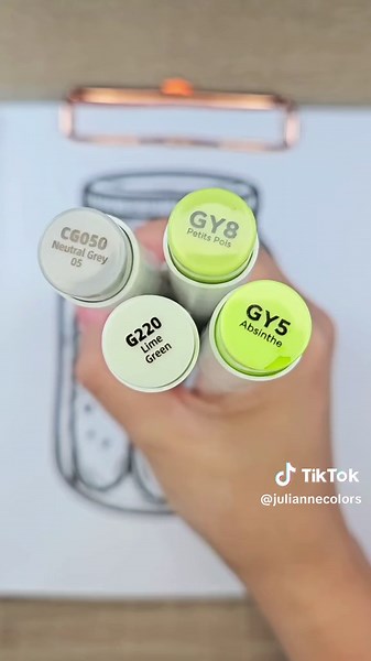 Coloring a Pickle Page from Just Food 2 Coloring Book