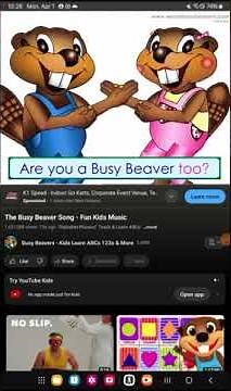 the busy beaver song fun kids music reversed