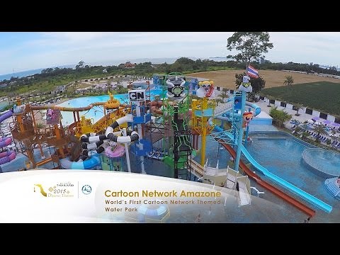 Cartoon Network Amazone Water Park in Pattaya, Thailand