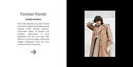 New in fashion - Website Template by Nicepage