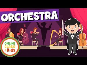 An Orchestra | Classical Music | Musical Instruments | Learn English - Talking Flashcards | ESL