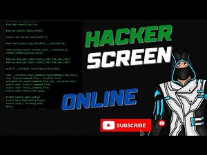Online Hacker-Screen