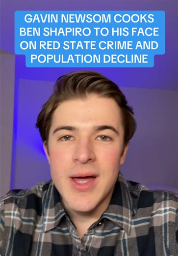 Gavin Newsom Debates Ben Shapiro on Crime and Population