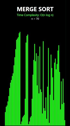 Merge Sort Visualization #CodingFun #WPF #MergeSort #TechVisuals #CodeDance