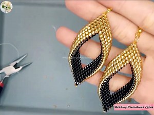 4.9K views · 160 reactions | How to Make Amazing Beads Earrings Tutorial | Wedding Decoration Ideas | Facebook