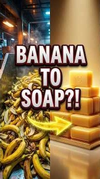 Banana Peel to Soap - How its Made? #howitsmade #factory