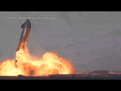 SpaceX Biggest Rocket Pulls Off Landing, Then Explodes