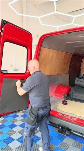 Classic Ford Transit Door Dent Repair