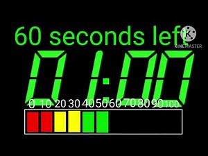 100 Seconds Countdown BBC Digital Timer V48 (BBC News World Remix)