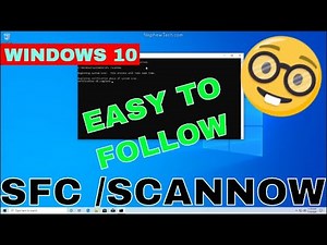System File Checker in Command Prompt | How To Windows 10 Tutorial