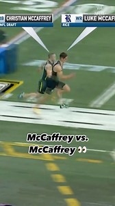 Luke beat his older brother, Christian McCaffrey’s combine 40-yard dash 😳 (via @nfl) | Yahoo Sports