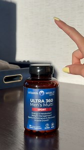 Four goals. One powerful collection. 💪 Meet the Ultra 360 Men’s Multi Collection — designed to support men at every stage, every day: ⚡Sports – Power performance with muscle and endurance support ⚡ Max – Full-strength, high-potency nutrition for total wellness ⚡ 50 Plus – Support energy, memory, bone and prostate health ⚡ One Daily – Simplified daily support, made easy #Ultra360Men #MensHealth #VitaminWorld #StrongStarts #DailyStrength | Vitamin World