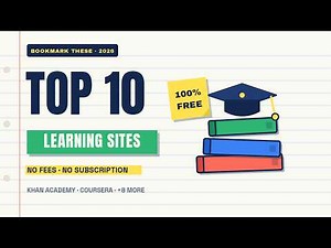 Top 10 Free Online Learning Websites You Must Bookmark in 2025