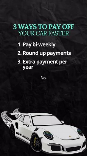 3 ways to speed up paying off your car.