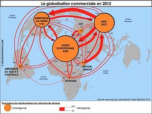 Secondes, Géographie. Thème 1. Séquence 1, Séance 1. L'explosion des échanges mondiaux
