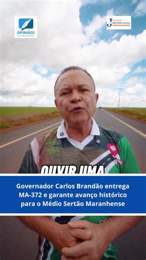 MA-372: Carlos Brandão entrega obra histórica no Médio Sertão Maranhense