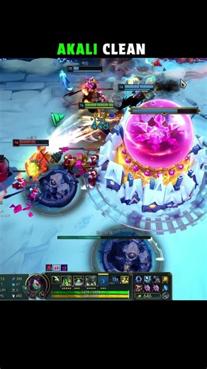 AKALI CLEAN - LEAGUEOFLEGENDS #leagueoflegends #akali #shorts