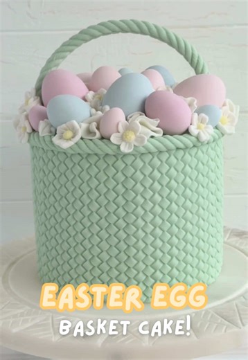 Easter Cake Basket Tutorial and Mould Shopping