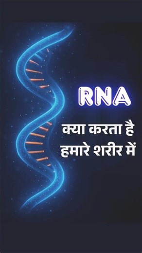 Why RNA known as real worker? #RNA #DNA #medical #nursing #nurse #aiims #norcet #biology
