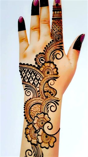 6.2K views · 91 reactions | Stylish Front Hand Mehndi Design Easy & Simple Mehndi Design | Mehndi Design | Facebook