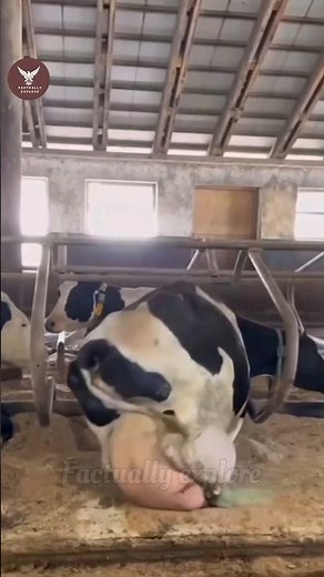 This is how cows are kept in foreign countries