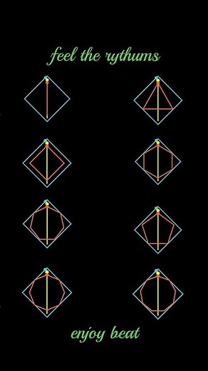 Polybeat 2:2:4 3:2:4 4:2:4 5:2:4 6:2:4 7:2:4 8:2:4 9:2:4 #satisfying#polyrhythms#drumming #musician