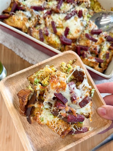 Delicious Corned Beef Strata Recipe for St. Paddy's Day