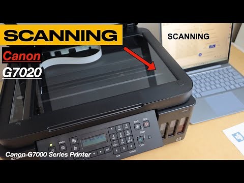 Canon PIXMA G7020 Scanning !